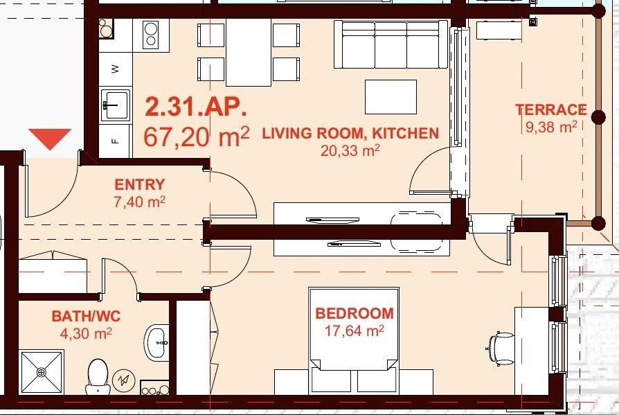 ЕТЪРА 4 ул. Люляк, Sveti Vlas, 1 Schlafzimmer Schlafzimmer, ,1 BadezimmerBäder,Appartement,Zu verkaufen,ул. Люляк,5,1145