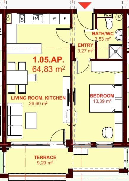 ЕТЪРА 4 ул. Люляк, Sveti Vlas, 1 Ložnice Ložnice, ,1 KoupelnaKoupelny,Apartmán,Na Prodej,ул. Люляк,1,1015