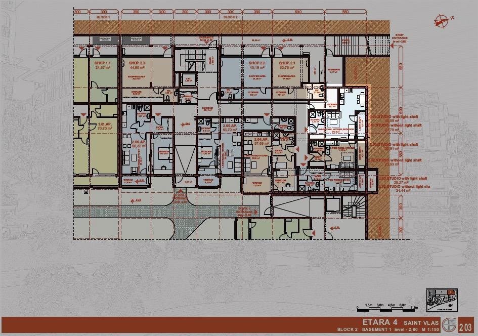 ЕТЪРА 4 ул. Люляк, Sveti Vlas, 1 Schlafzimmer Schlafzimmer, ,1 BadezimmerBäder,Studio,Zu verkaufen,ул. Люляк,1,1017
