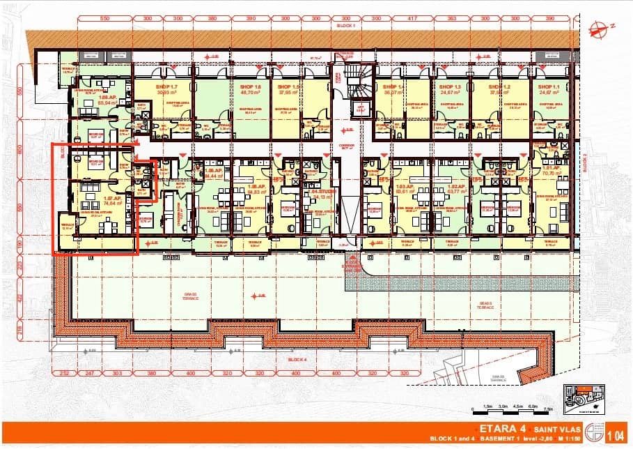 ЕТЪРА 4 ул. Люляк, Sveti Vlas, 1 Schlafzimmer Schlafzimmer, ,1 BadezimmerBäder,Appartement,Zu verkaufen,ул. Люляк,1,1018