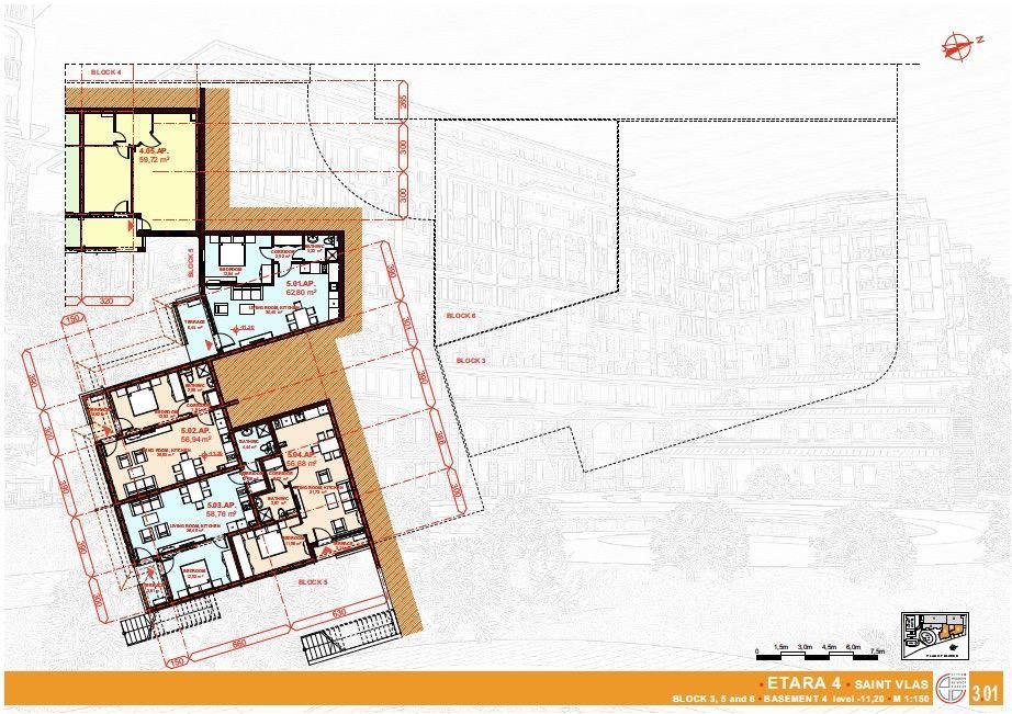 ЕТЪРА 4 ул. Люляк, Sveti Vlas, 1 Schlafzimmer Schlafzimmer, ,1 BadezimmerBäder,Appartement,Zu verkaufen,ул. Люляк,1,1028