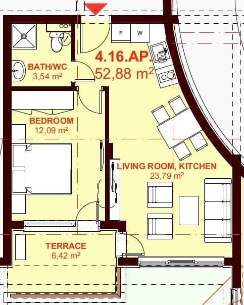 ЕТЪРА 4 ул. Люляк, Sveti Vlas, 1 Schlafzimmer Schlafzimmer, ,1 BadezimmerBäder,Appartement,Zu verkaufen,ул. Люляк,3,1030