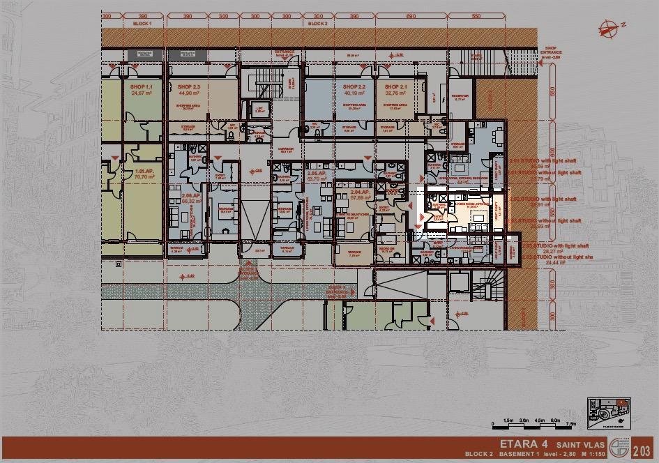 ЕТЪРА 4 ул. Люляк, Sveti Vlas, 1 Bedroom Bedrooms, ,1 BathroomBathrooms,Studio,For Sale,ул. Люляк,1,1034