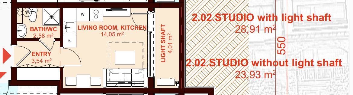 ЕТЪРА 4 ул. Люляк, Sveti Vlas, 1 Bedroom Bedrooms, ,1 BathroomBathrooms,Studio,For Sale,ул. Люляк,1,1034