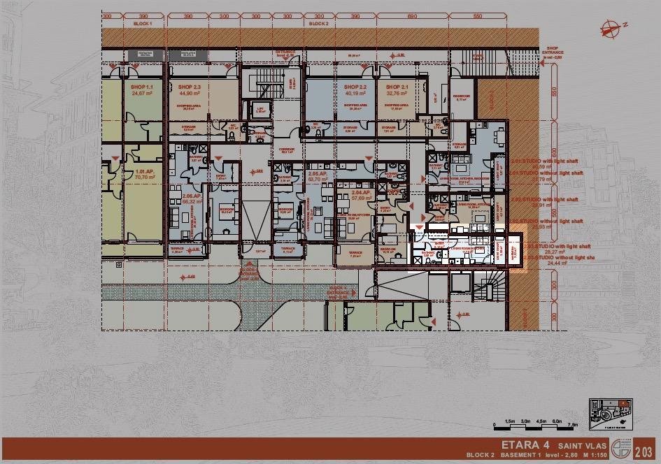 ЕТЪРА 4 ул. Люляк, Sveti Vlas, 1 Schlafzimmer Schlafzimmer, ,1 BadezimmerBäder,Studio,Zu verkaufen,ул. Люляк,1,1035