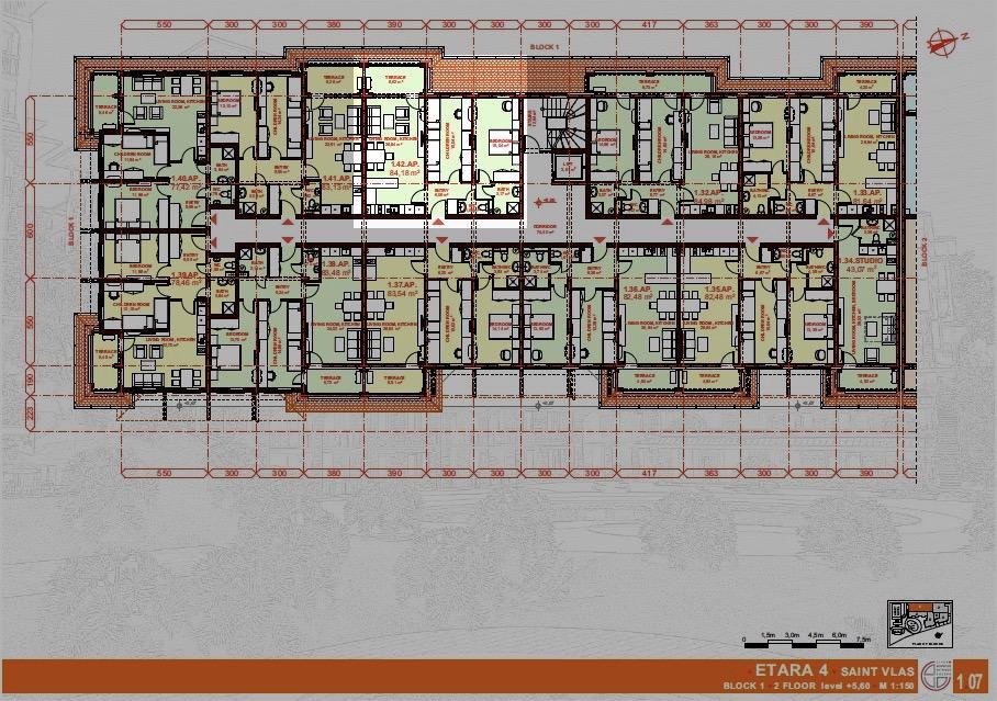 ЕТЪРА 4 ул. Люляк, Sveti Vlas, 2 Bedrooms Bedrooms, ,1 BathroomBathrooms,Apartment,For Sale,ул. Люляк,4,1048