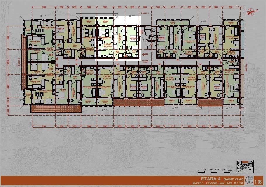 ЕТЪРА 4 ул. Люляк, Sveti Vlas, 2 Bedrooms Bedrooms, ,1 BathroomBathrooms,Apartment,For Sale,ул. Люляк,5,1054