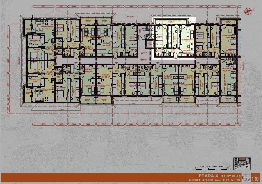 ЕТЪРА 4 ул. Люляк, Sveti Vlas, 2 Schlafzimmer Schlafzimmer, ,1 BadezimmerBäder,Appartement,Zu verkaufen,ул. Люляк,6,1055