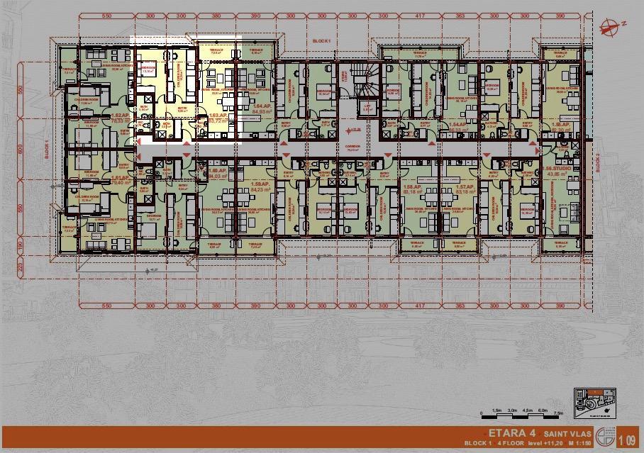 ЕТЪРА 4 ул. Люляк, Sveti Vlas, 2 Schlafzimmer Schlafzimmer, ,1 BadezimmerBäder,Appartement,Zu verkaufen,ул. Люляк,6,1059