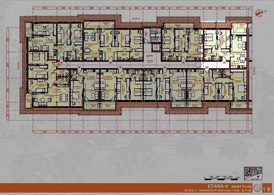 ЕТЪРА 4 ул. Люляк, Sveti Vlas, 2 Bedrooms Bedrooms, ,1 BathroomBathrooms,Apartment,For Sale,ул. Люляк,7,1061