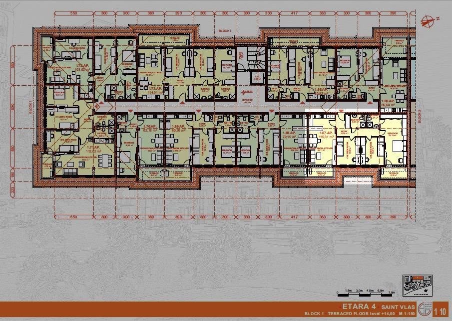 ЕТЪРА 4 ул. Люляк, Sveti Vlas, 3 Bedrooms Bedrooms, ,2 BathroomsBathrooms,Apartment,For Sale,ул. Люляк,7,1062