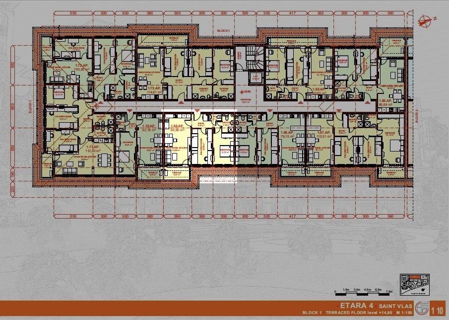 ЕТЪРА 4 ул. Люляк, Sveti Vlas, 2 Schlafzimmer Schlafzimmer, ,1 BadezimmerBäder,Appartement,Zu verkaufen,ул. Люляк,7,1064