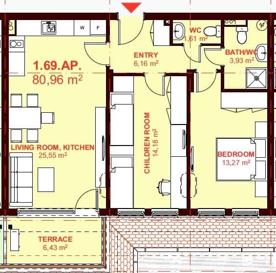 ЕТЪРА 4 ул. Люляк, Sveti Vlas, 2 Schlafzimmer Schlafzimmer, ,1 BadezimmerBäder,Appartement,Zu verkaufen,ул. Люляк,7,1064
