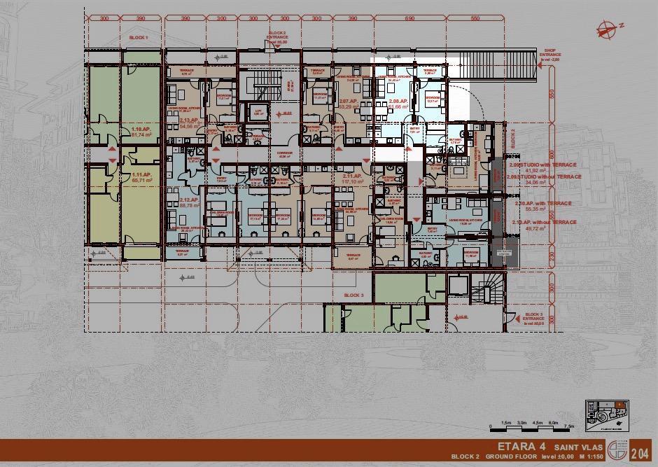 ЕТЪРА 4 ул. Люляк, Sveti Vlas, 1 Schlafzimmer Schlafzimmer, ,1 BadezimmerBäder,Appartement,Zu verkaufen,ул. Люляк,2,1069