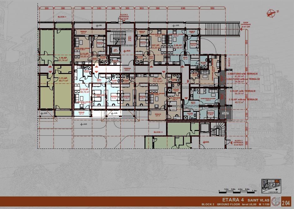 ЕТЪРА 4 ул. Люляк, Sveti Vlas, 2 Schlafzimmer Schlafzimmer, ,2 BäderBäder,Appartement,Zu verkaufen,ул. Люляк,2,1070