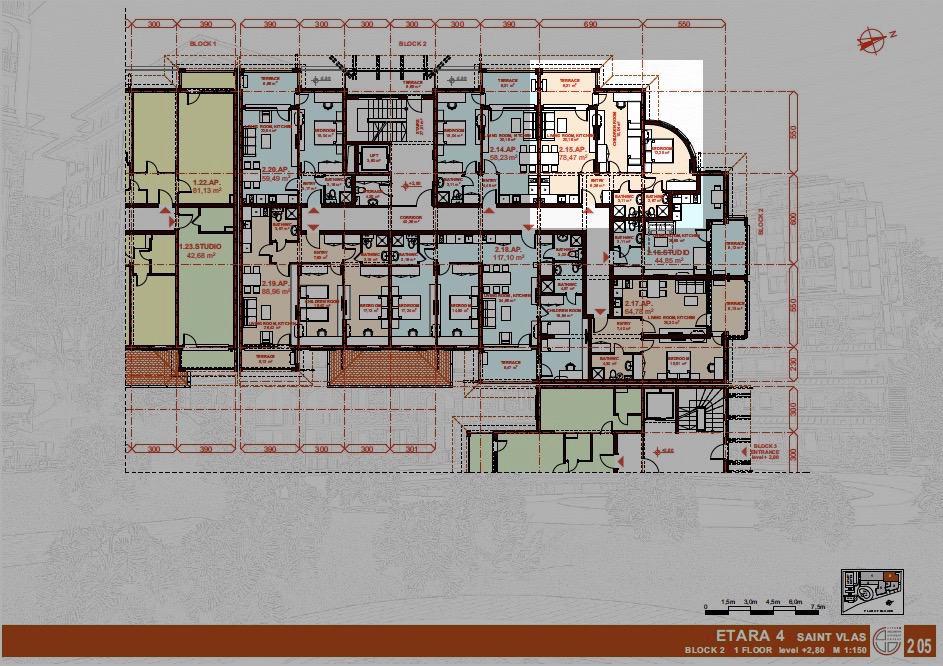 ЕТЪРА 4 ул. Люляк, Sveti Vlas, 2 Schlafzimmer Schlafzimmer, ,2 BäderBäder,Appartement,Zu verkaufen,ул. Люляк,3,1072