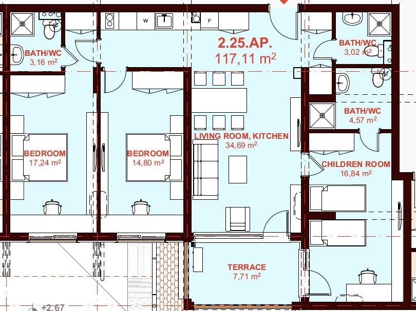 ЕТЪРА 4 ул. Люляк, Sveti Vlas, 3 Schlafzimmer Schlafzimmer, ,3 BäderBäder,Appartement,Zu verkaufen,ул. Люляк,4,1080